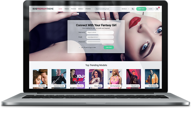 Paysite theme 2